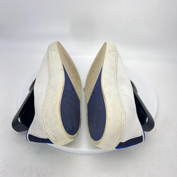 Rothy’s The Original Women Size 8 Bright White Textile Slip On Flat Shoes - Picture 8 of 15
